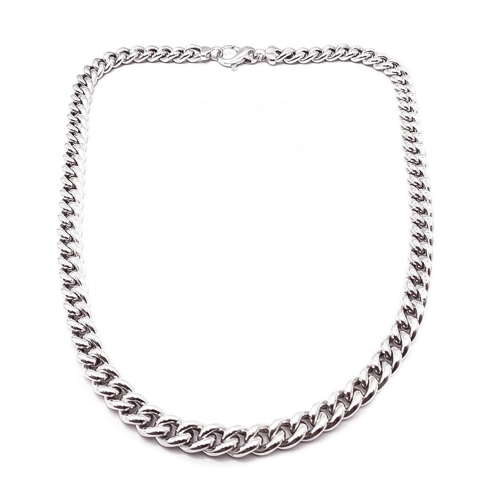 Hopeinen panssariketju 50cm #0