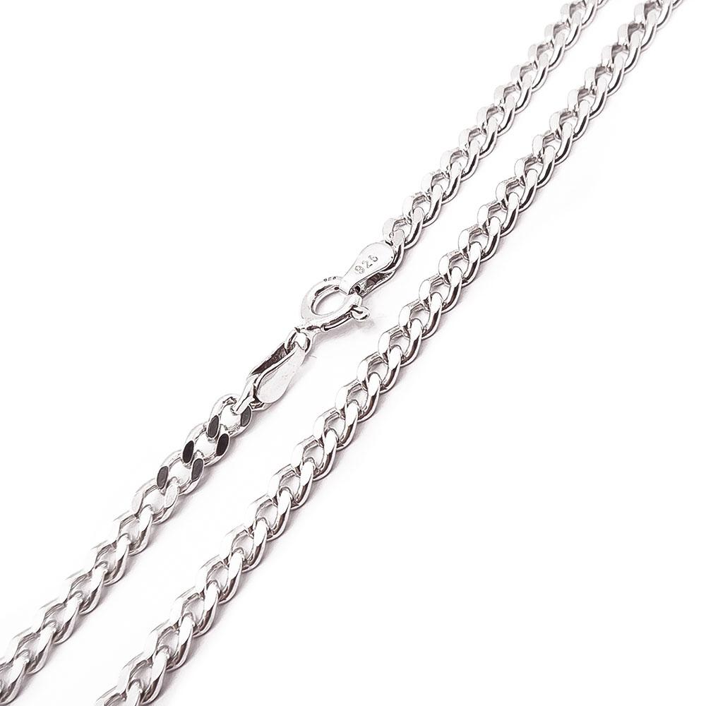 Hopeinen panssariketju 50cm #1