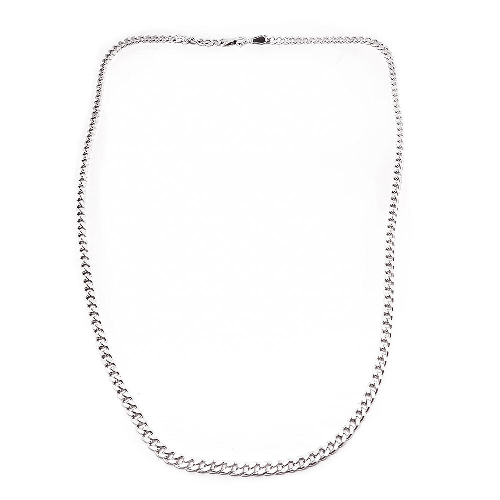 Hopeinen panssariketju 50cm #0