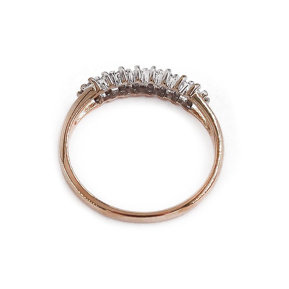 Kultainen timanttisormus 25kpl yht. 0,125ct 16.25 1996 #2