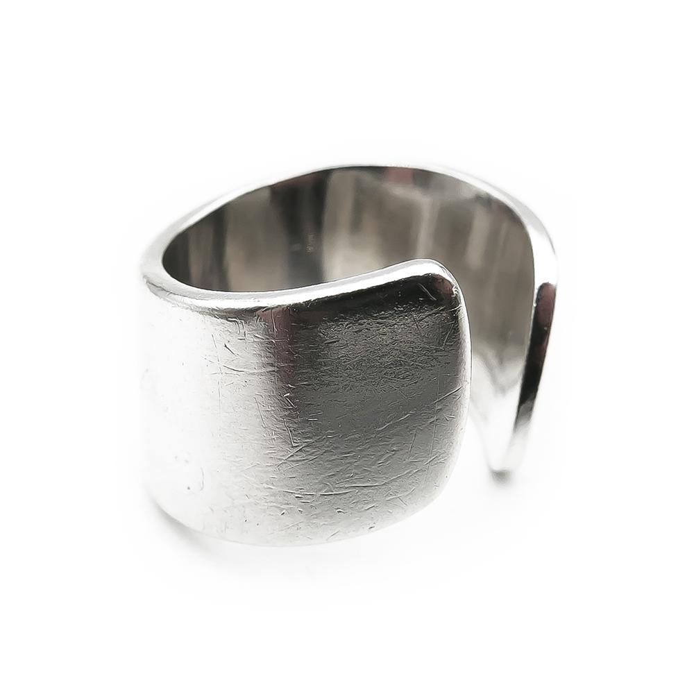 Platinoro hopeinen sormus koko 17 lev.11mm #3