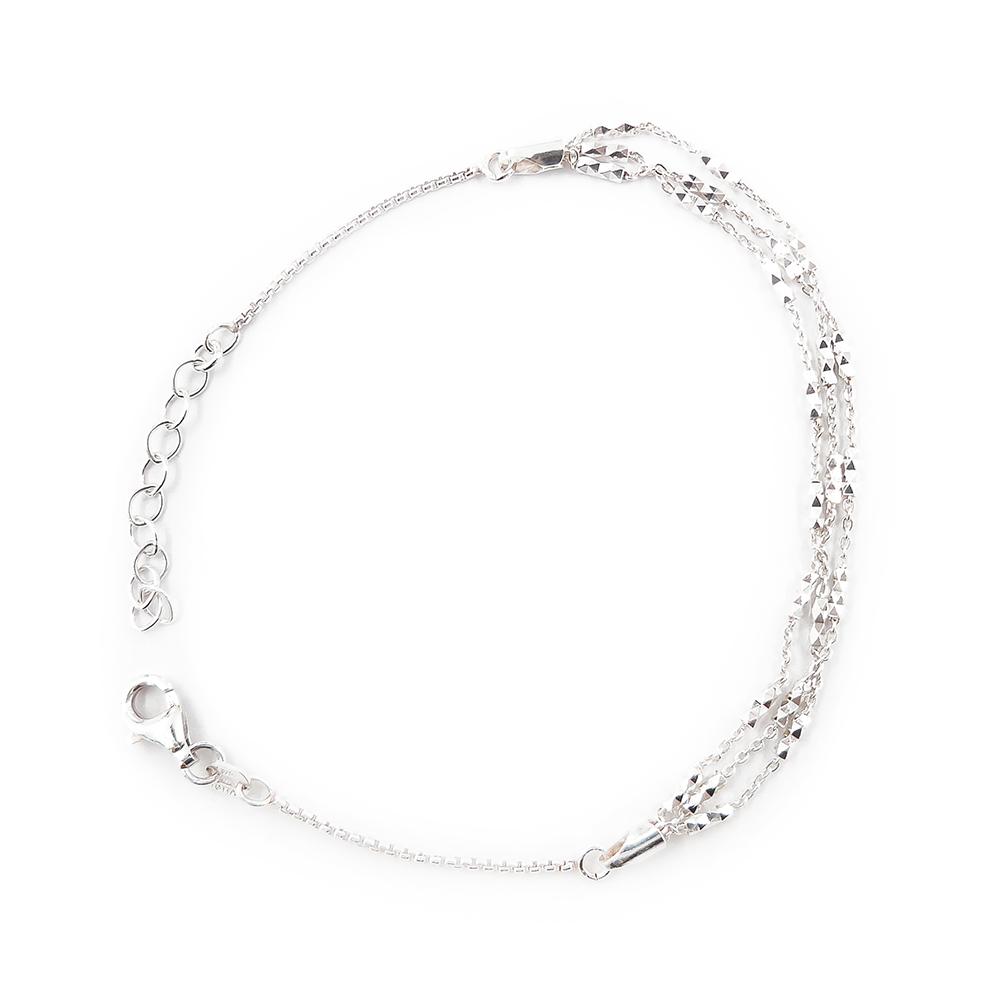 Hopeinen ranneketju, 17-20 cm #2