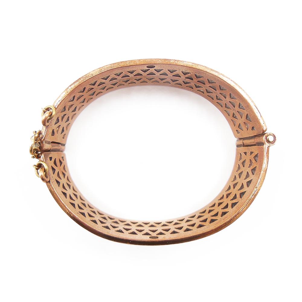 Pronssinen Uskelan rannerengas Kalevala Koru Oy #1