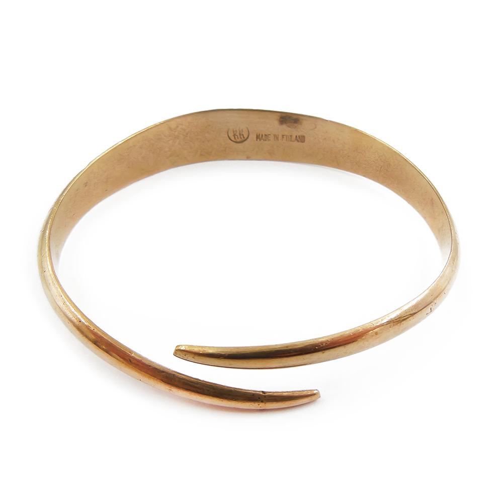 Kalevala koru rannerengas säädettävä, pronssi #1