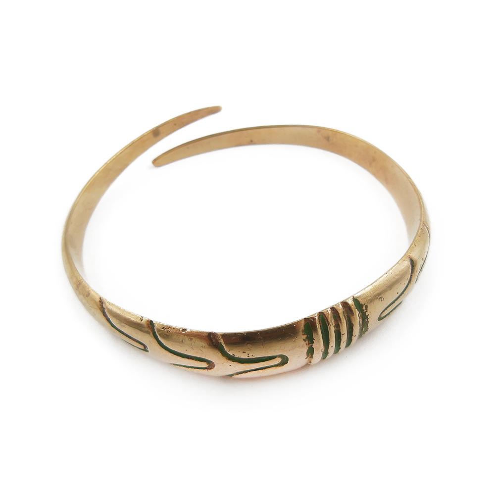 Kalevala koru rannerengas säädettävä, pronssi #3