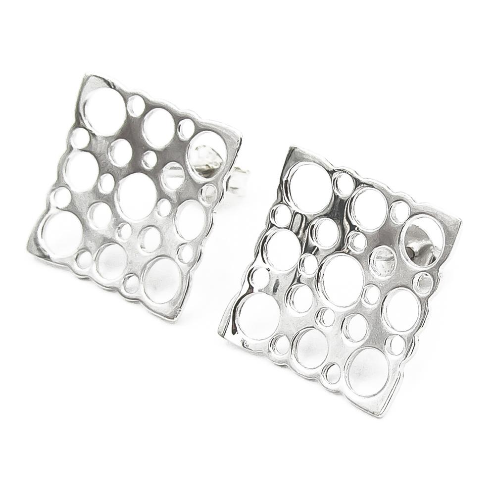 Liisa Vitali Pitsi-korvakorut tapilla hopea 15mm #1