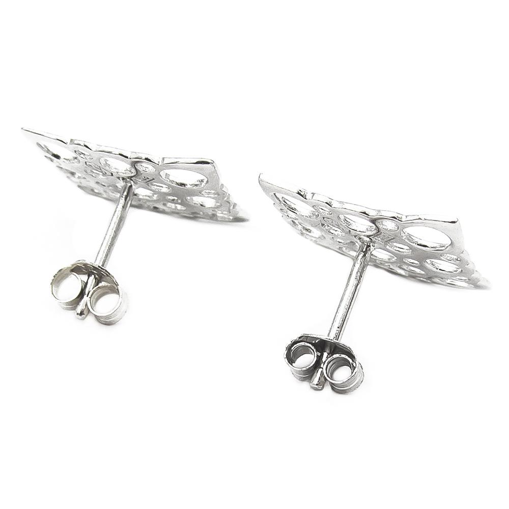 Liisa Vitali Pitsi-korvakorut tapilla hopea 15mm #2