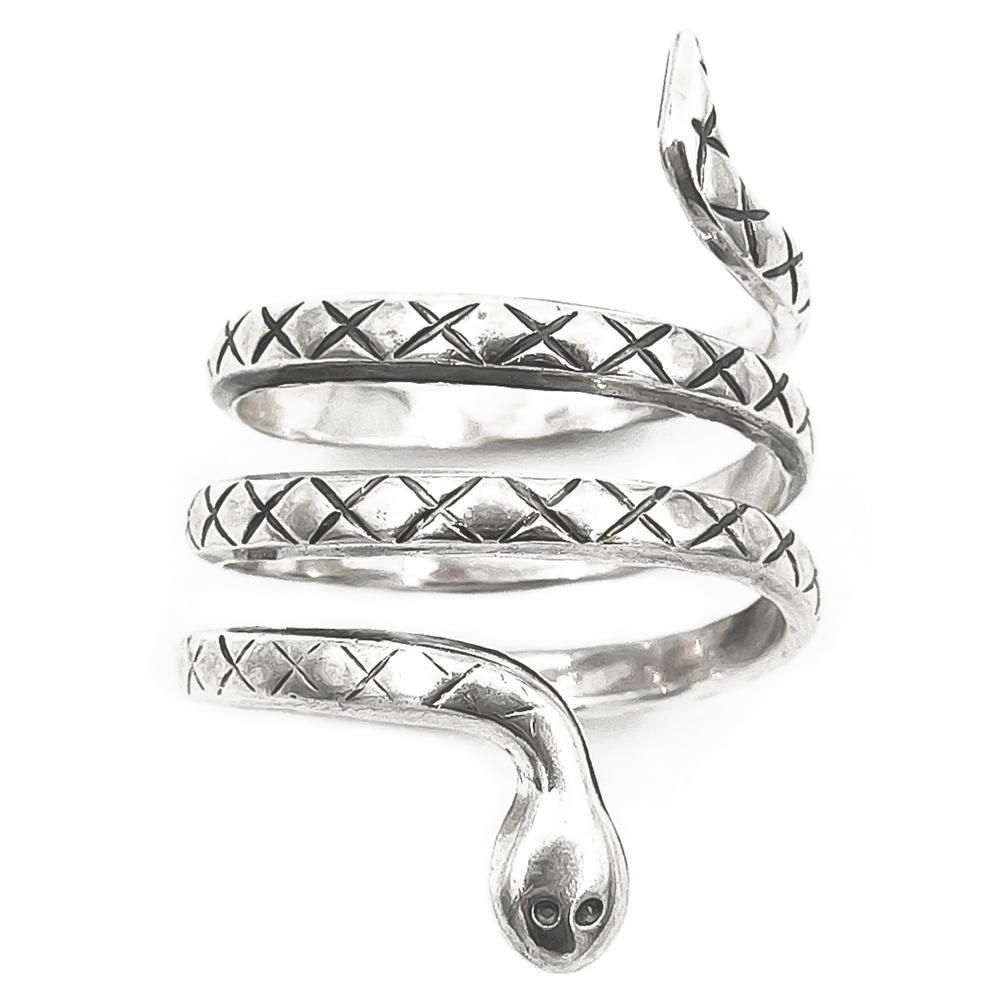 Kalevala korun käärmesormus 18mm #1