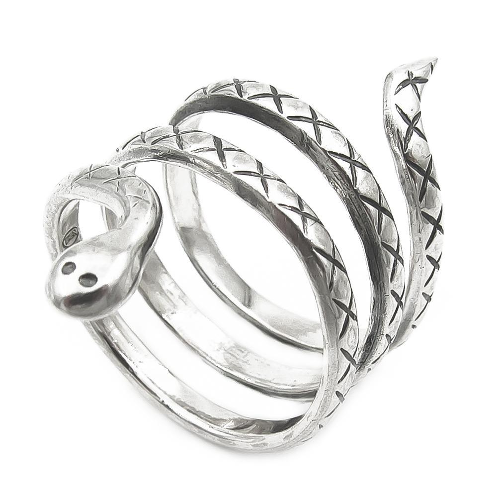 Kalevala korun käärmesormus 18mm #0