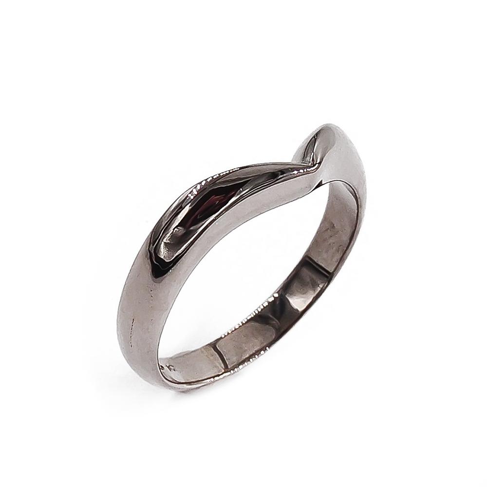 18k valkokultainen sileä V-mallinen sormus 16,75  2007 Päijät-Hämeen koulutuskonserni -kuntayhtymä #0