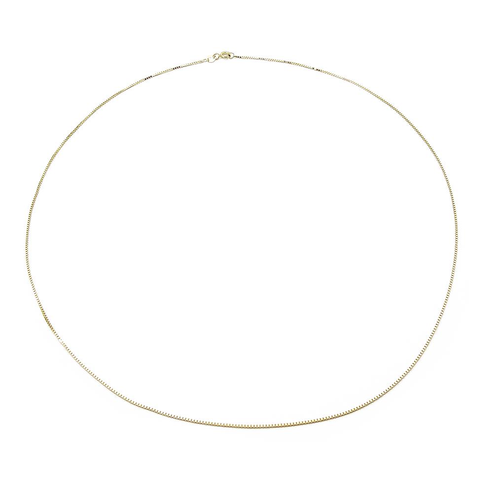 Kultainen venetsiaketju 42 cm #0