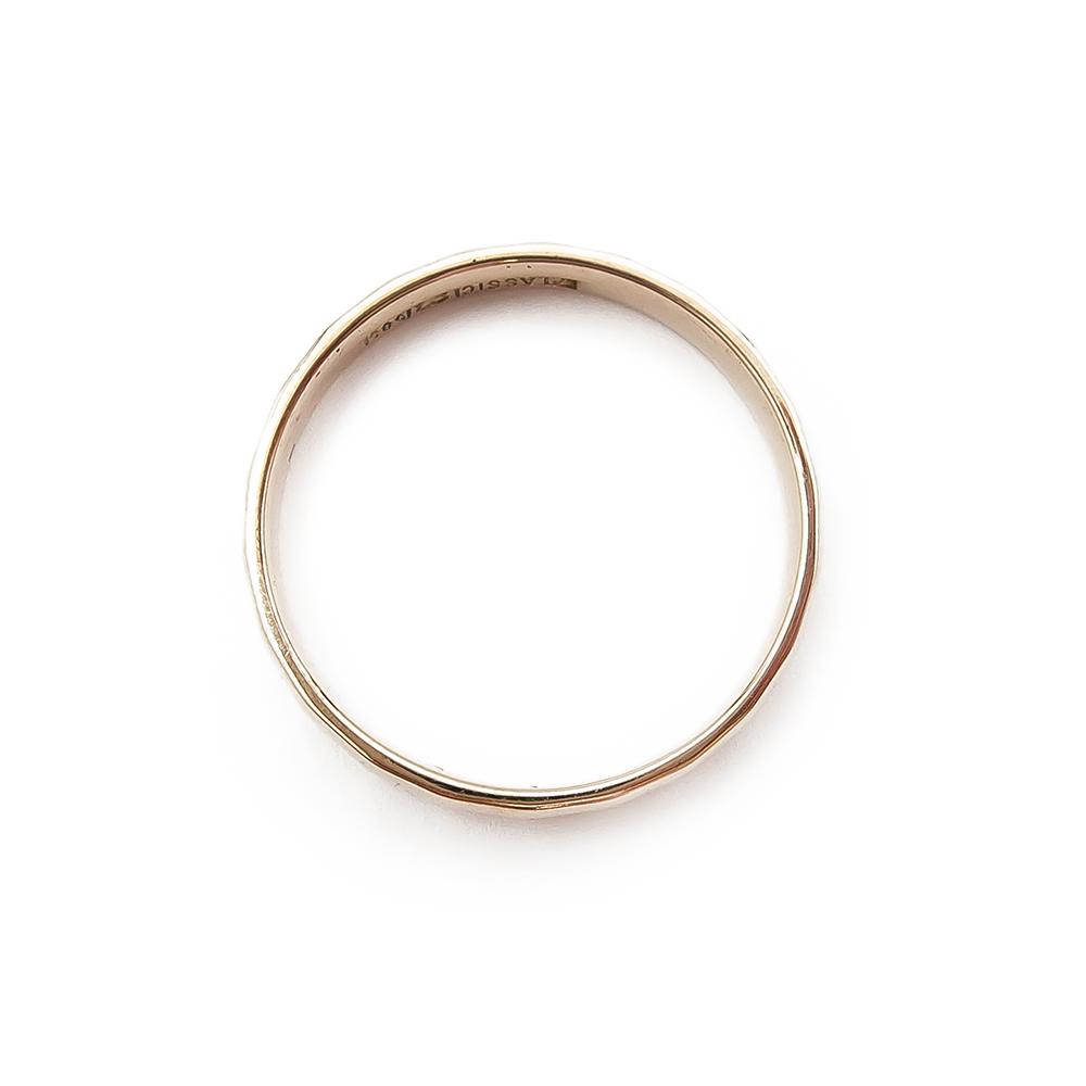 Kuvioitu 4mm sormus 21,5mm #2