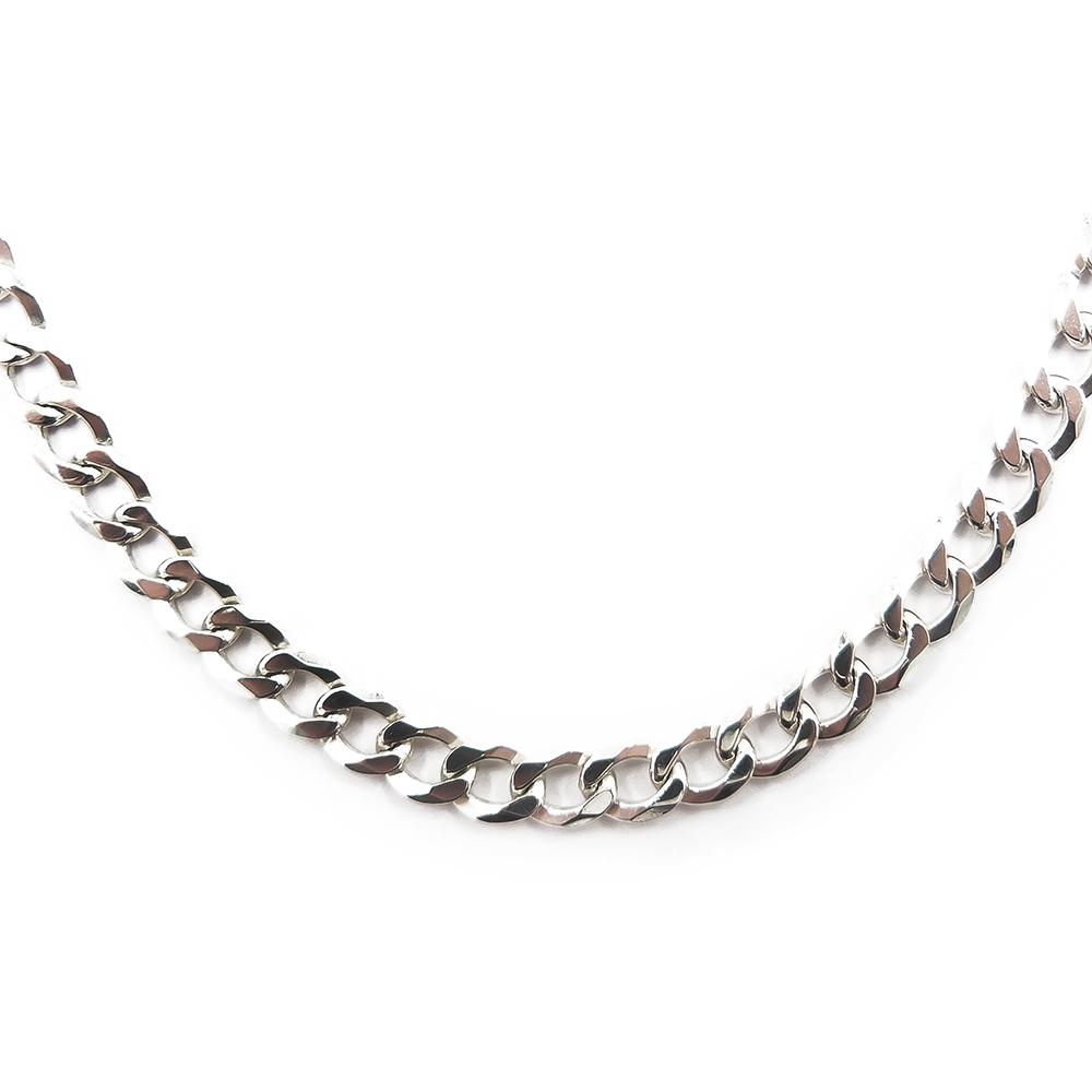 Hopeinen panssariketju 50cm #0