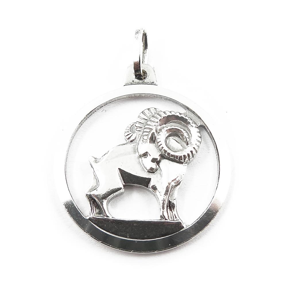 Hopeinen riipus oinas #0