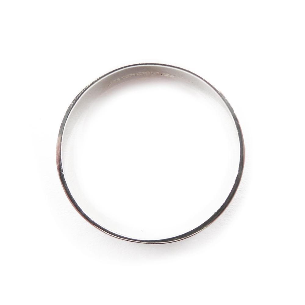 Hopeinen sormus 21,75mm #2