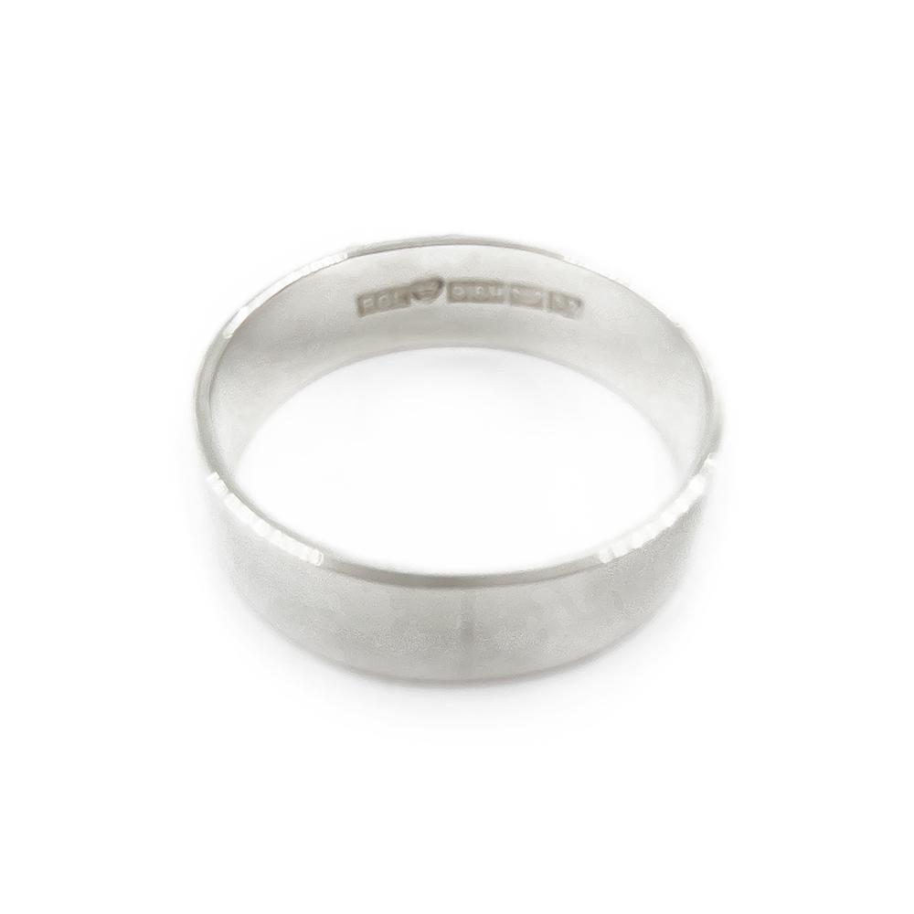 Hopeinen sormus 21,75mm #3