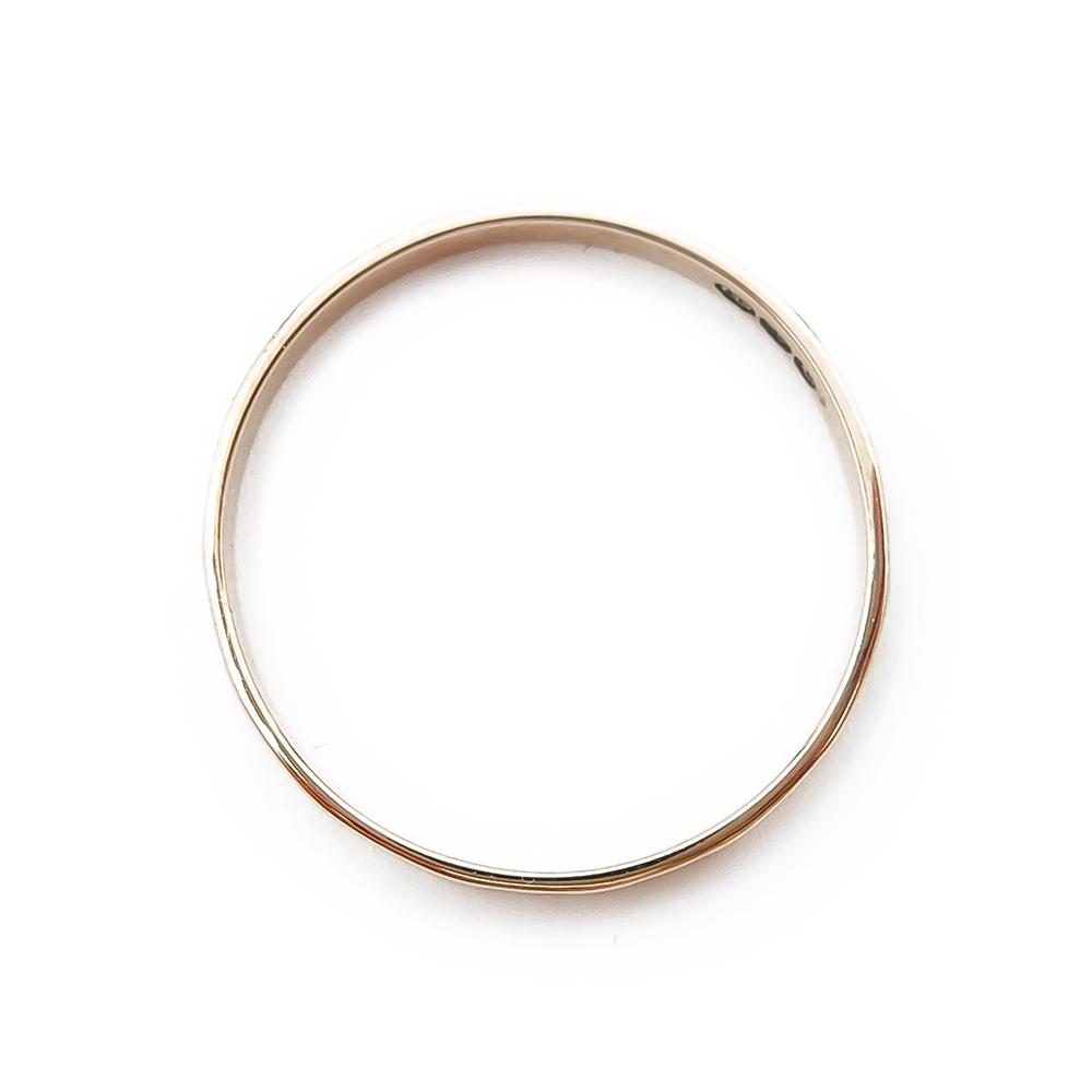 Kuvioitu 2mm kihlasormus 20,5mm #2