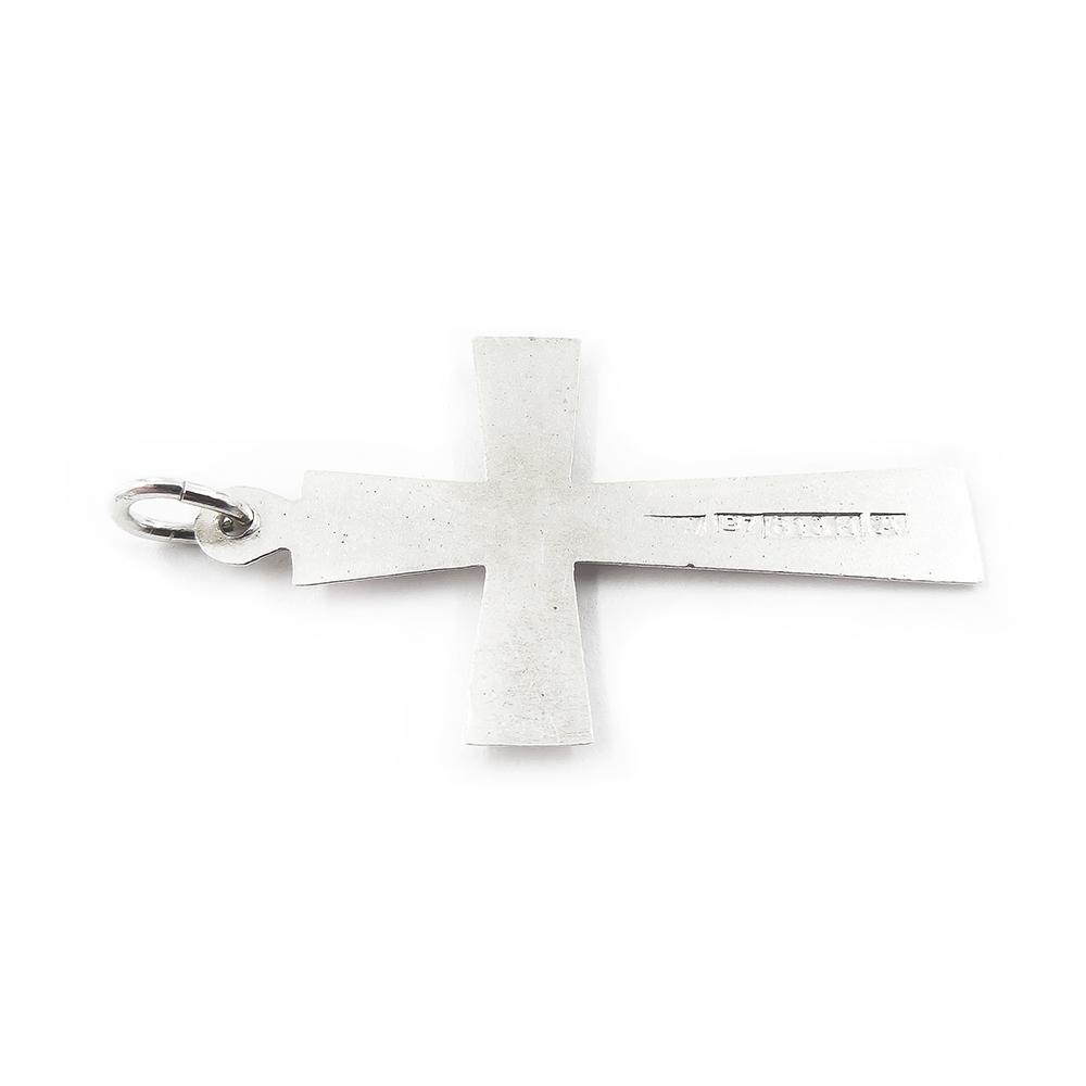 Hopeinen risti, kuvioitu #2