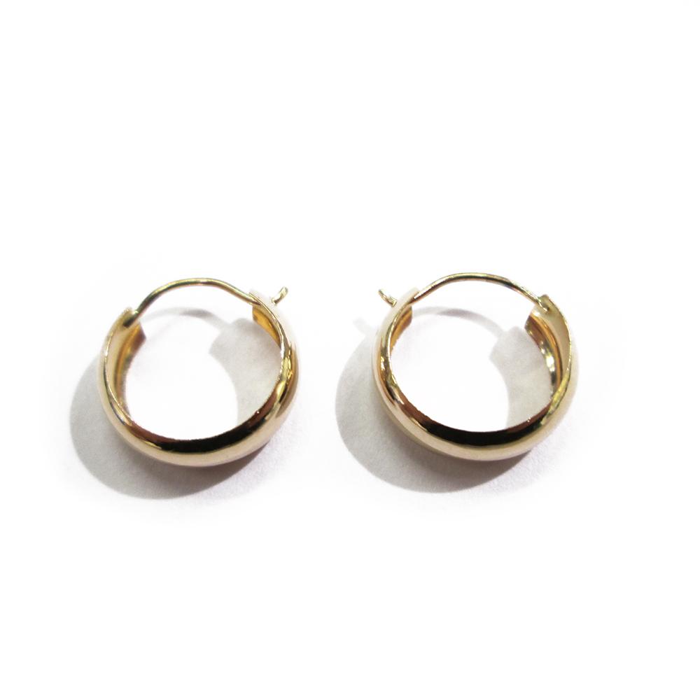 Kultaiset renkaat 3 x 12 mm #1