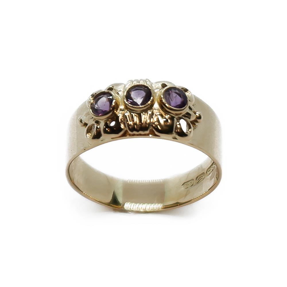 Sormus lilat kivet  19,5 #1