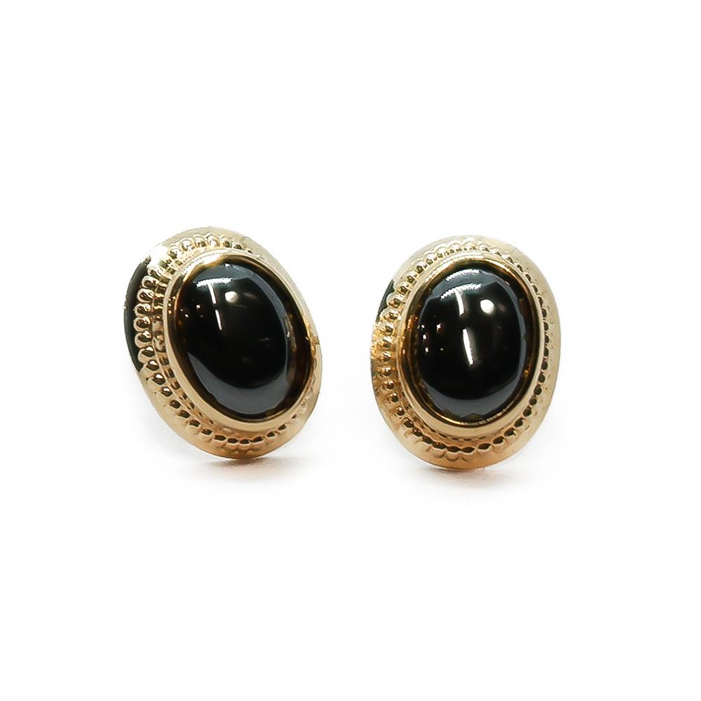 Korvanapit hematiitti #0