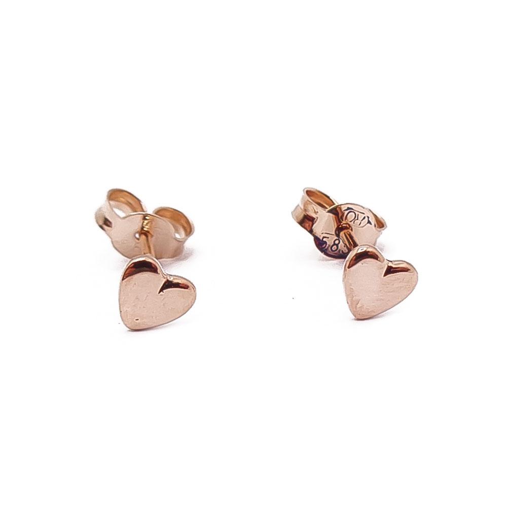 Kultaiset sydänkorvakorut #0