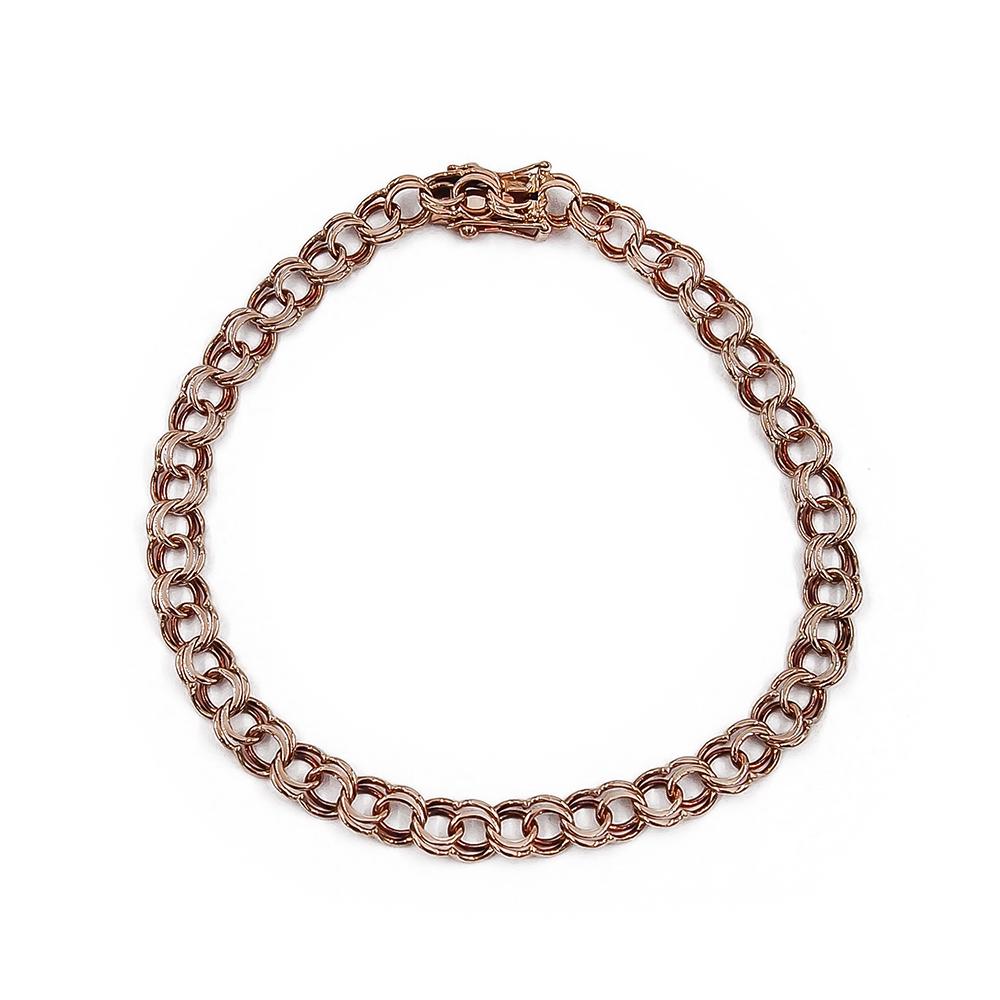 Kultainen Bismarck-ranneketju 5.5mm 18cm 1991 RTL #0