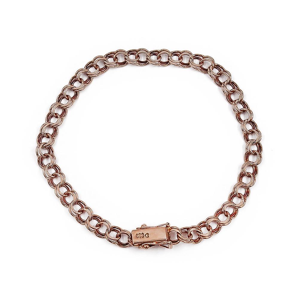 Kultainen Bismarck-ranneketju 5.5mm 18cm 1991 RTL #1