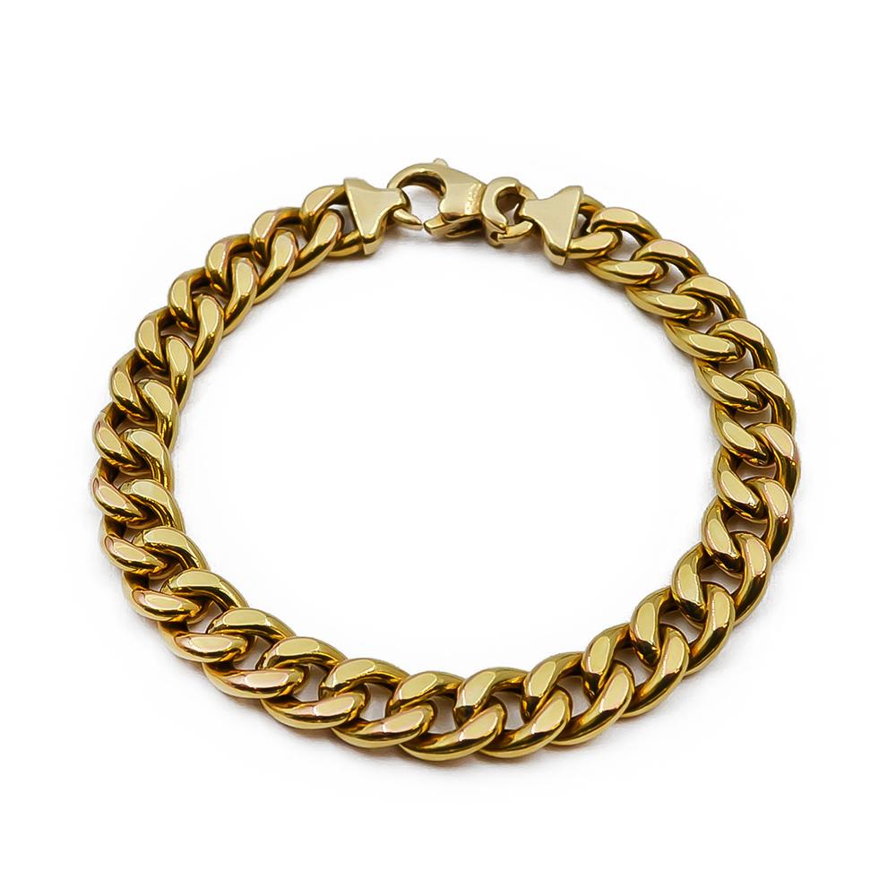 Kultainen panssariranneketju 20cm #0