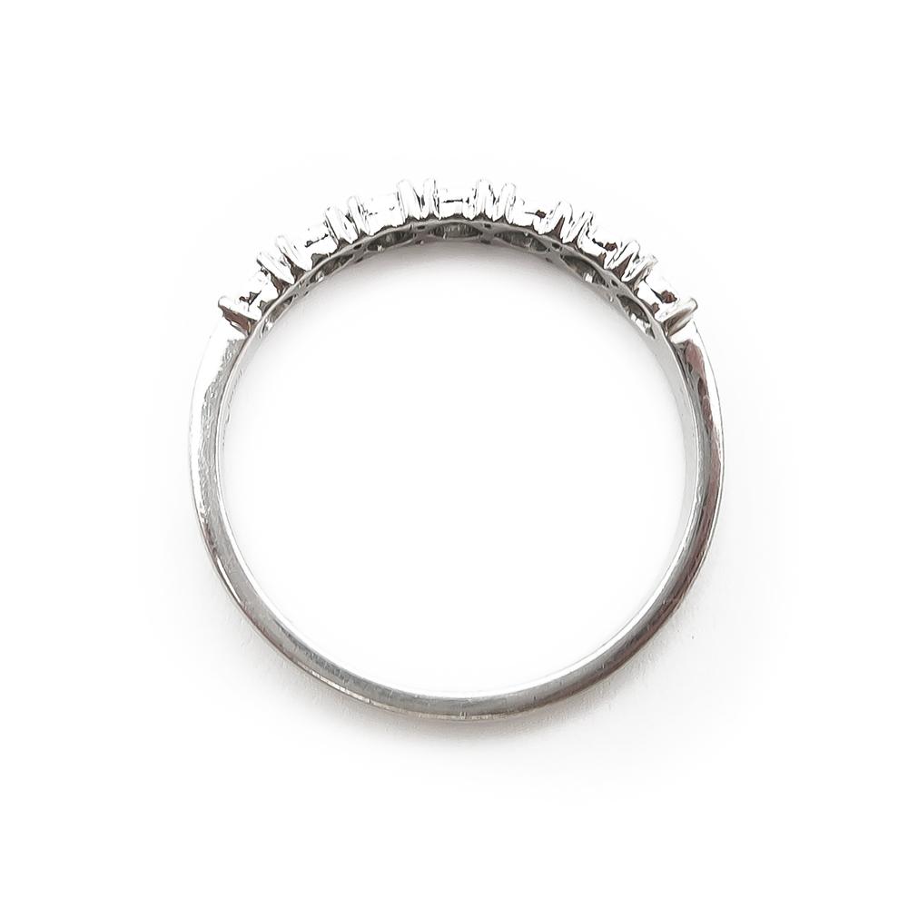 Valkokultainen rivitimanttisormus 0,22ct 19mm #3