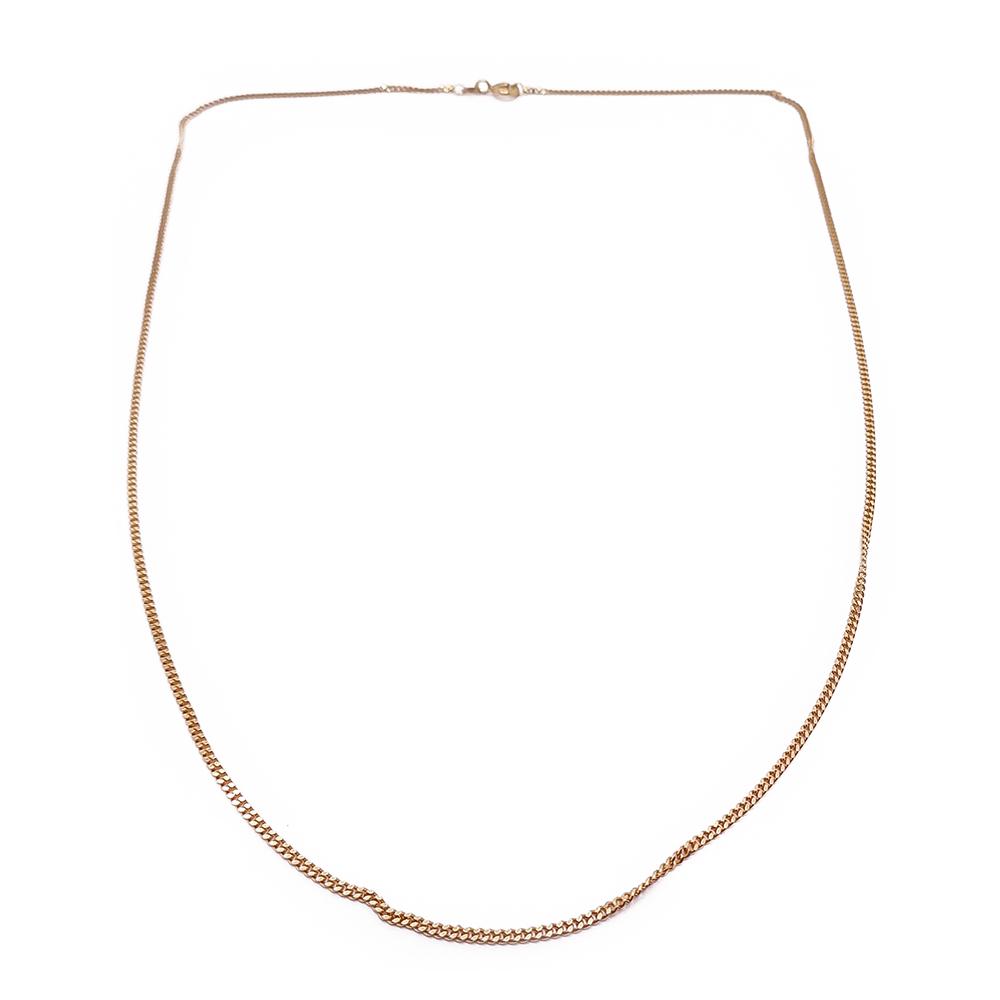 Kultainen panssariketju 56cm #0