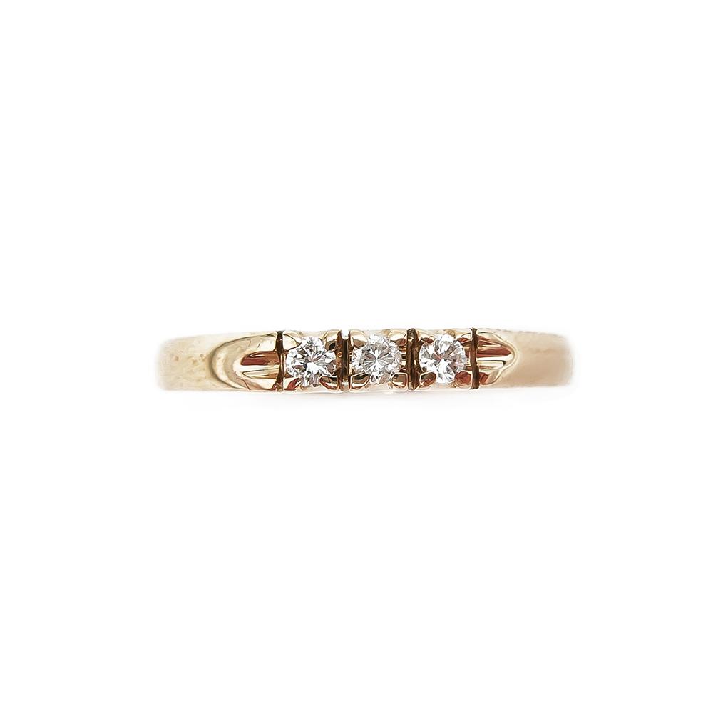 Rivisormus timanteilla 0,09ct, koko 18mm #1