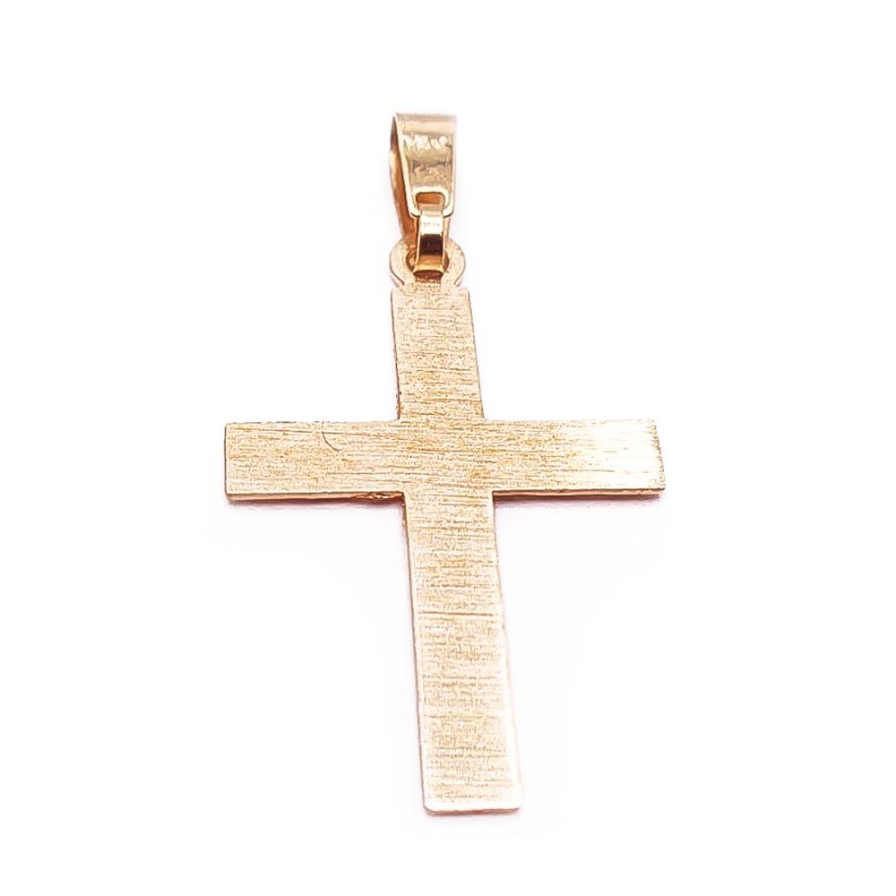 Kultainen timanttileikattu risti #2