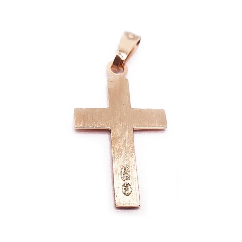 Kultainen timanttileikattu risti #2