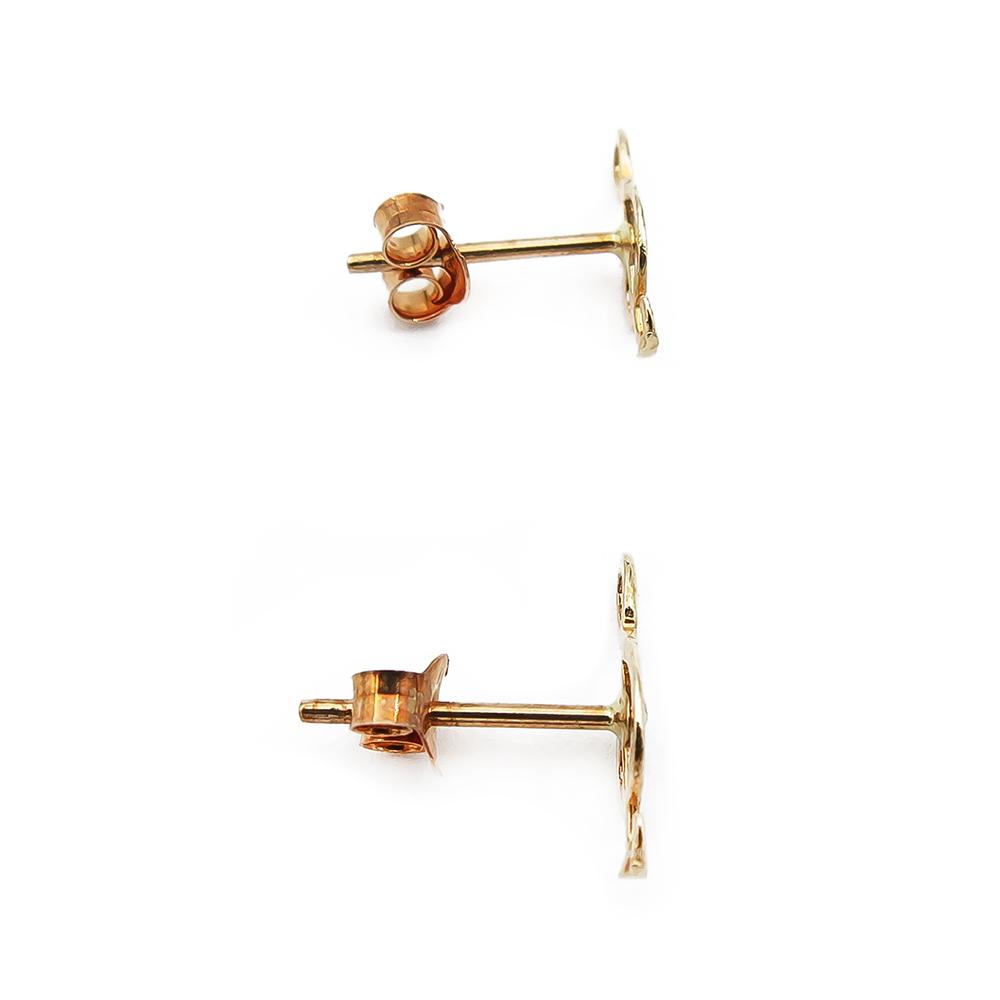 Kultaiset korvakorut, nuottiavain 11mm #2