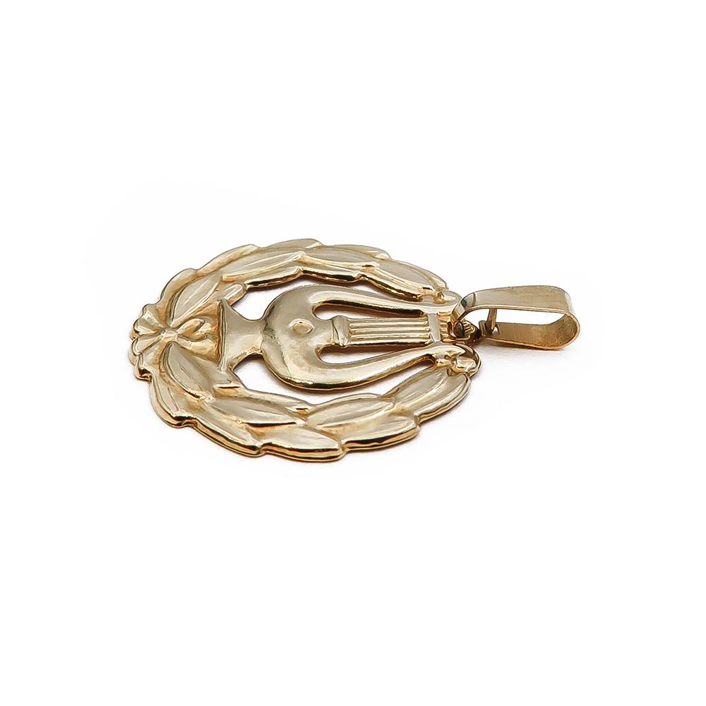 Kultainen lyyra riipus #1