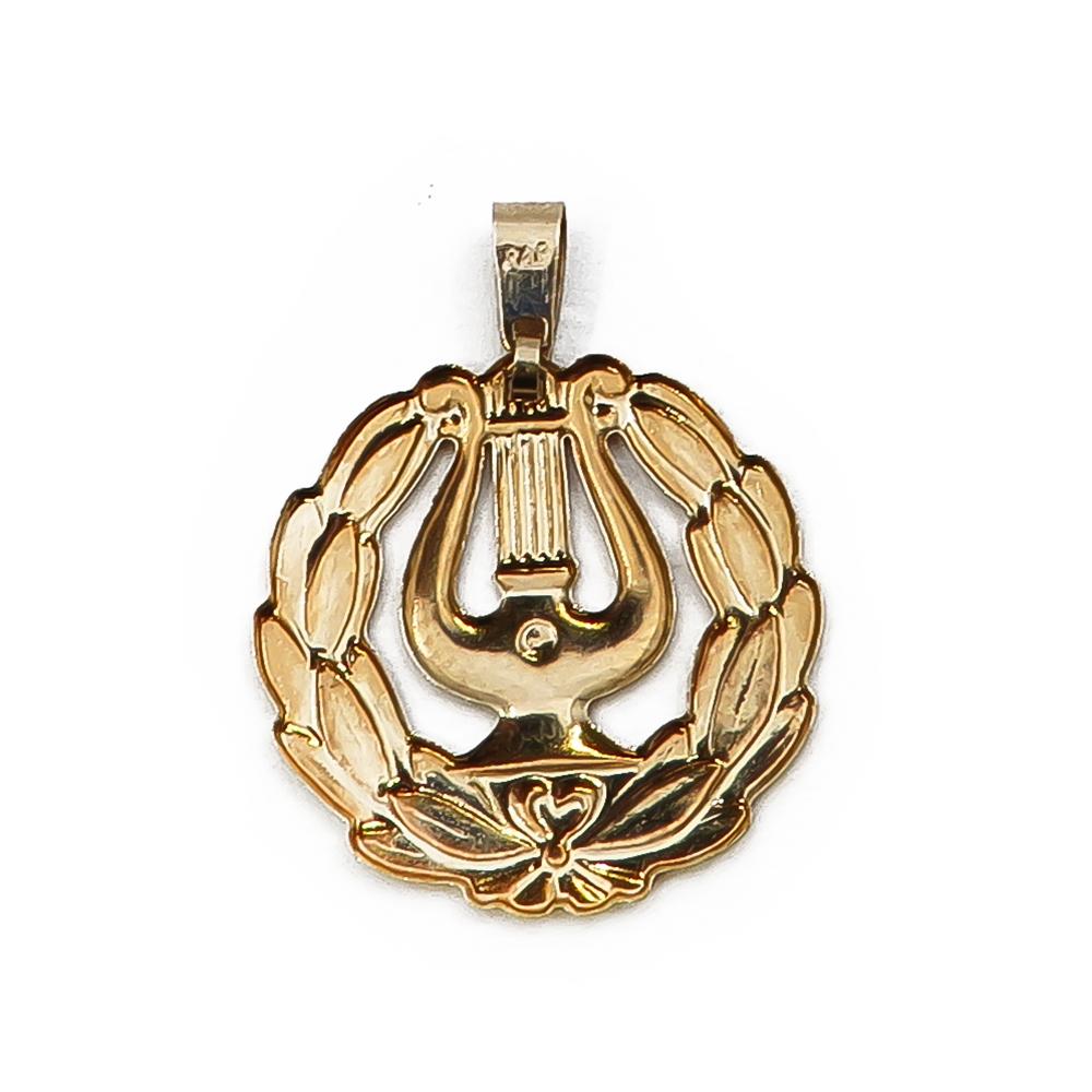 Kultainen lyyra riipus #2