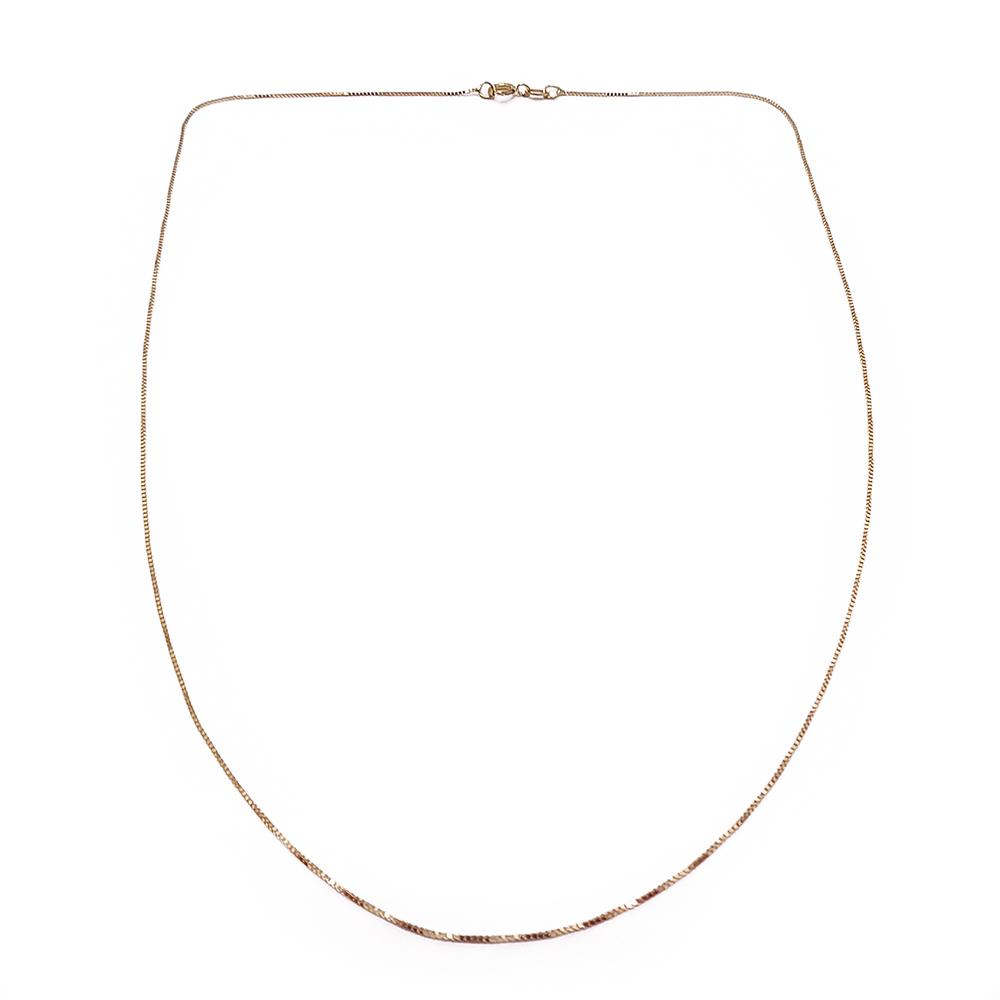 kultainen venetsiaketju 42cm #0