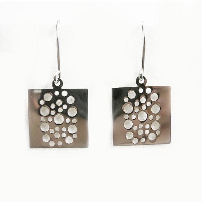 Liisa Vitalin Muurahaisenpolku korvakorut, hopea #0