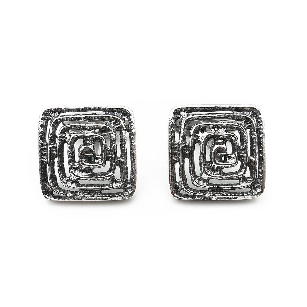 M. Viikinniemen hopeiset kalvosinnapit v.-70 #0