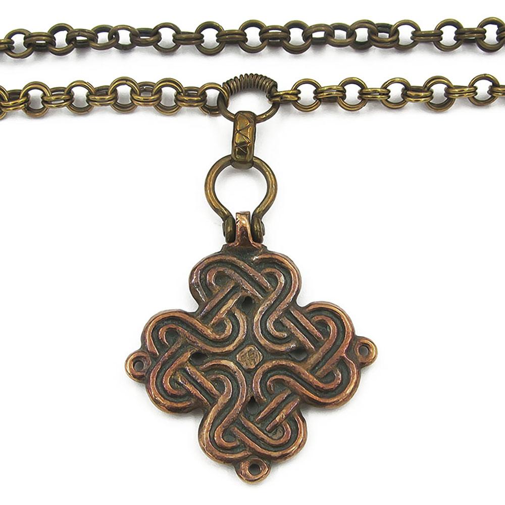 Kalevalan pronssinen nauhasolmuriipus 60cm #0