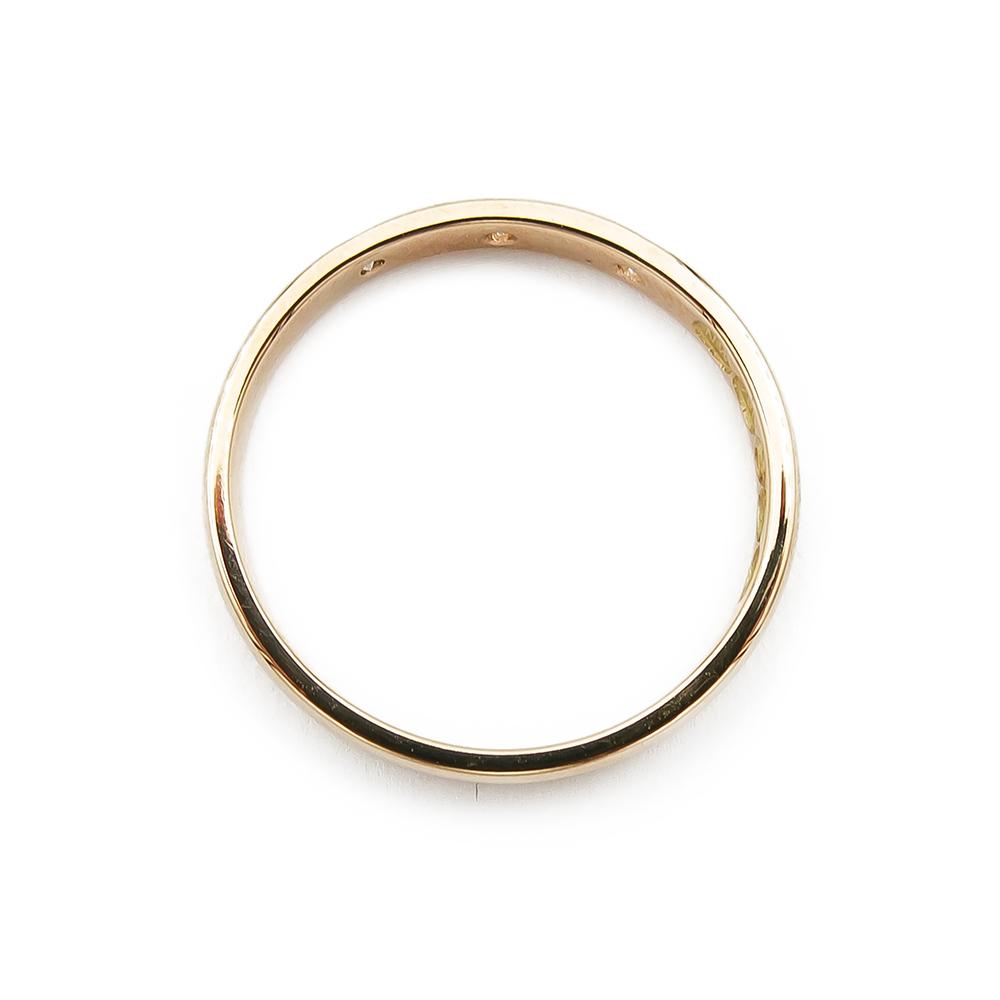 Kultainen timanttisormus 0.09ct 18,75mm 18k #2