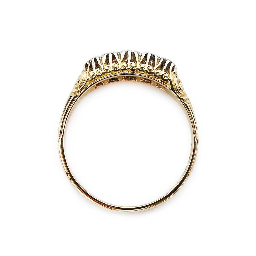 Kultainen timanttisormus 0.18ct 18,0mm #2