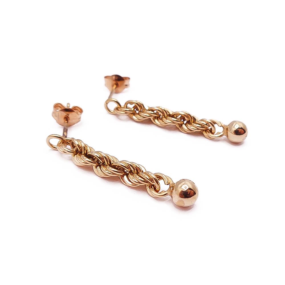 Kultaiset cordell-korvakorut #1