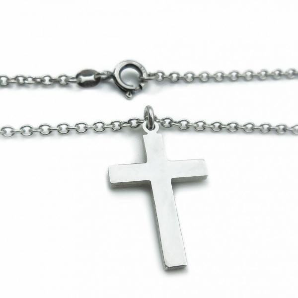 Kalevala Koru Rajalinin risti riipus, ketju 60cm #1