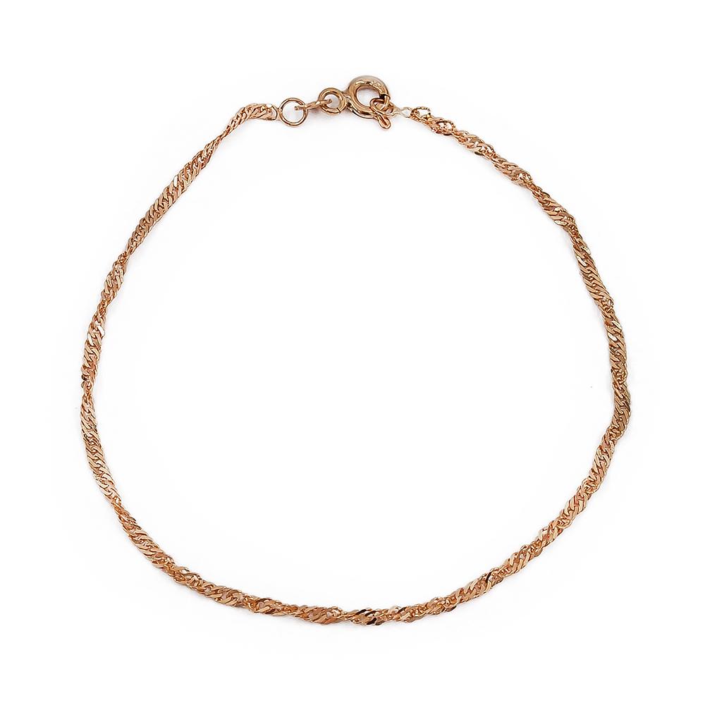 Kultainen singapore ranneketju 2mm 18cm NT #0