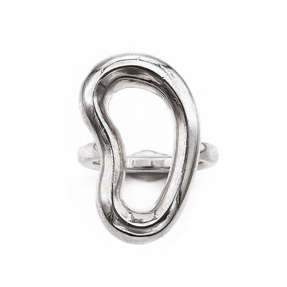 Lumoava hopeasormus 17 #1