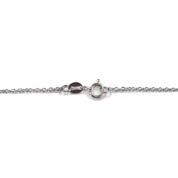 Hopeinen Kielo kaulakoru, 45 cm #3