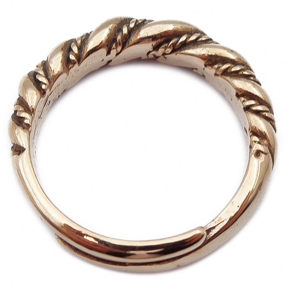 Kalevala koru Halikon Lampolan kierresormus 16 avoin pronssi #2