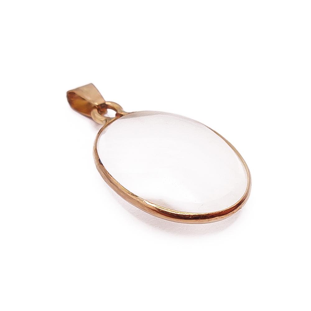 Kultainen vaaleakivinen riipus #1